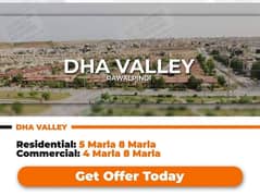 eglantine 5 Marla plot for sale in dha valley Islamabad transfer able