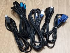 GENUINE BRANDED DISPLAY CORDS VGA-DP-HDMI CABLES/CONNECTORS!!!!