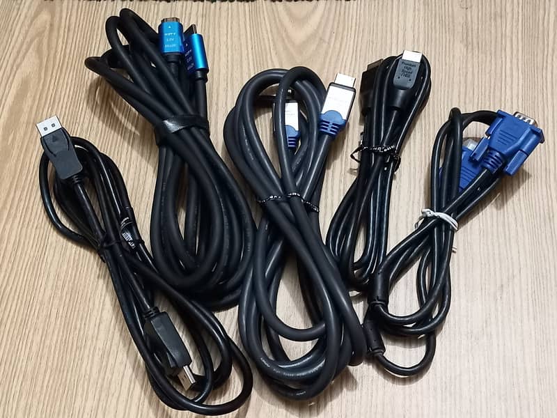 GENUINE BRANDED DISPLAY CORDS VGA-DP-HDMI CABLES/CONNECTORS!!!! 0