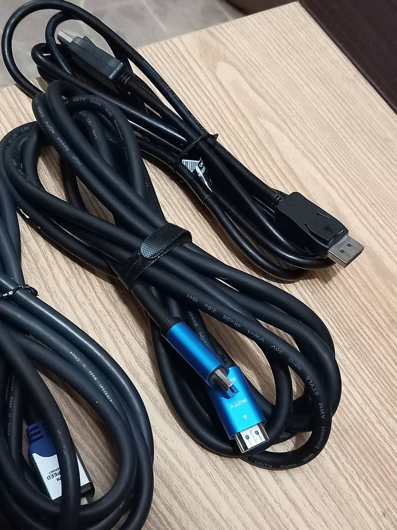 GENUINE BRANDED DISPLAY CORDS VGA-DP-HDMI CABLES/CONNECTORS!!!! 4