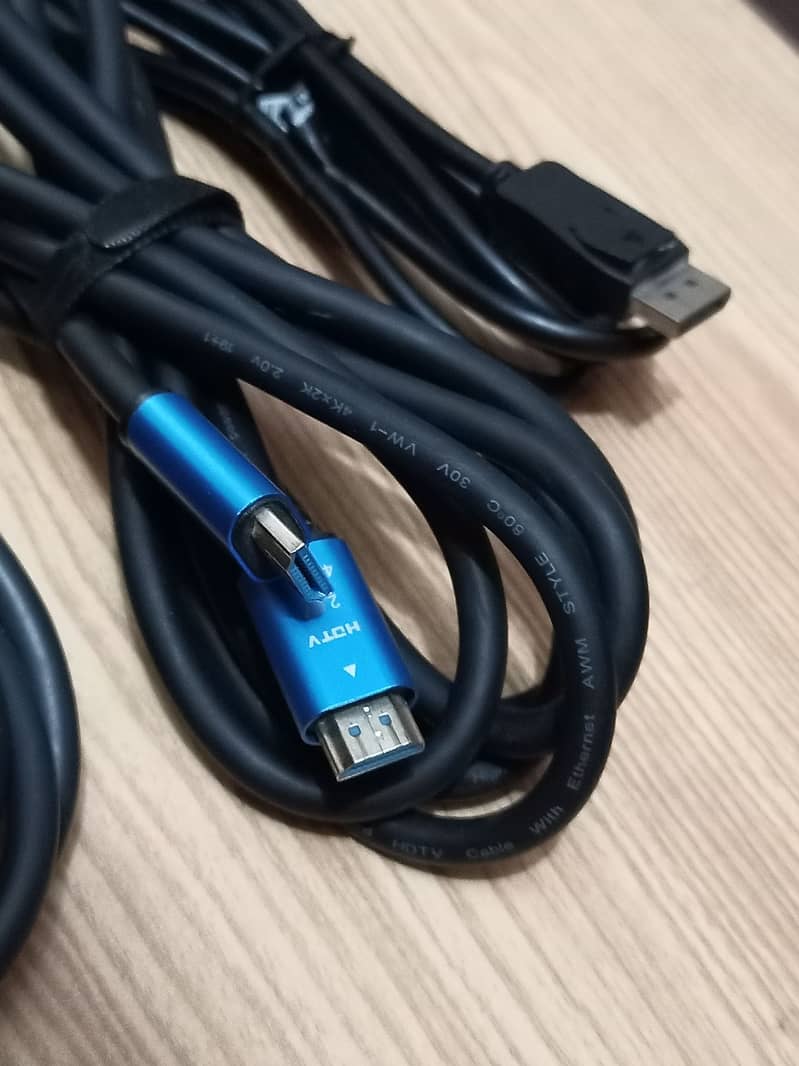 GENUINE BRANDED DISPLAY CORDS VGA-DP-HDMI CABLES/CONNECTORS!!!! 5