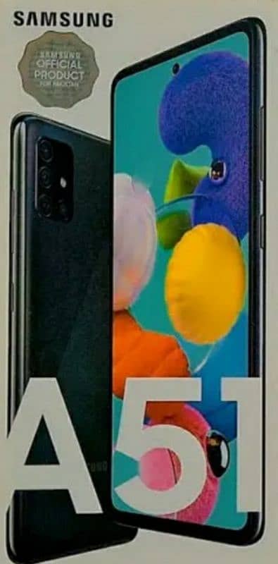 samsung A51 6/128 only pannel change ha no box no charger 1