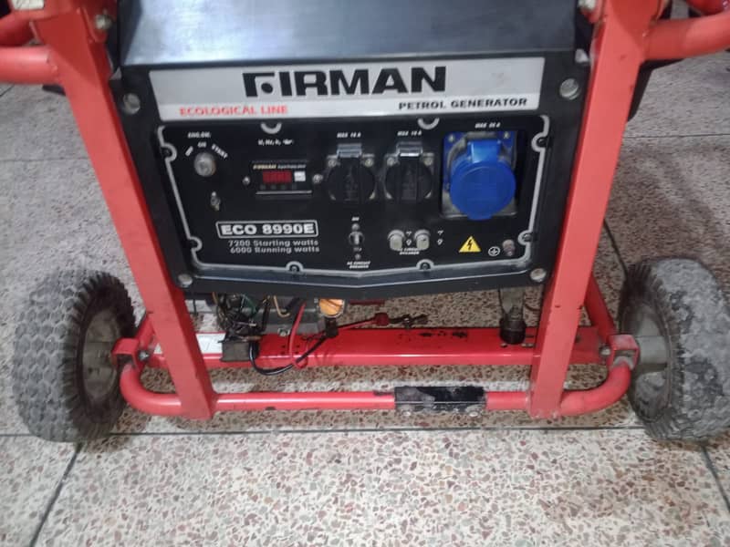 7 KVA Max Fireman generator available, running condition 03329369511 6