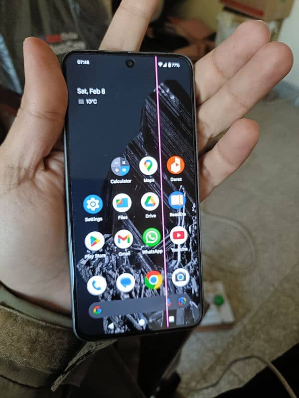 pixel 8 Official PTA (single sim) with pink line 2