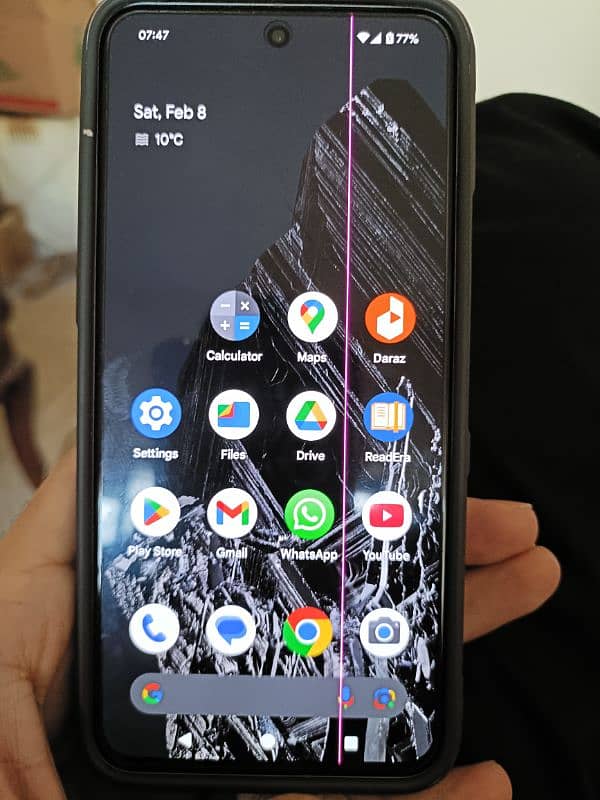 pixel 8 Official PTA (single sim) with pink line 7