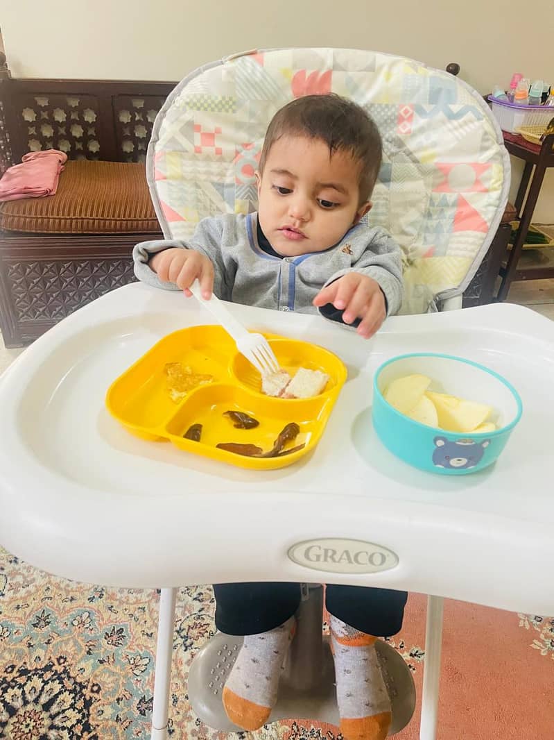 Zubaida's Graco Snack N' Stow High Chair - Splodge 1