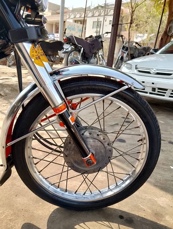 honda Cg 125 2021 karachi number 2