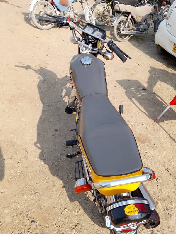 honda Cg 125 2021 karachi number 4