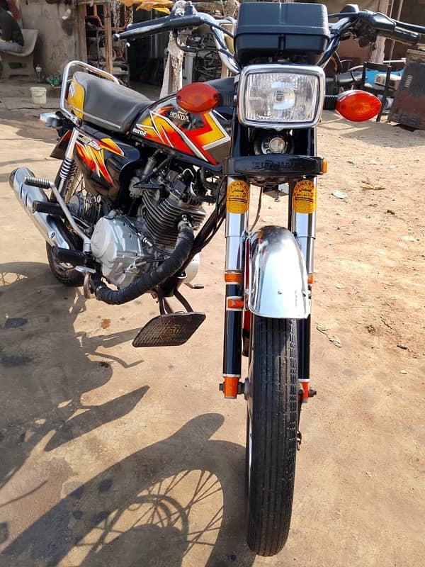 honda Cg 125 2021 karachi number 5