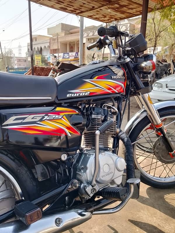 honda Cg 125 2021 karachi number 6