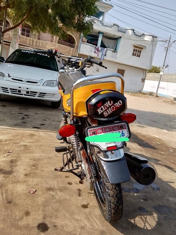 honda Cg 125 2021 karachi number 11