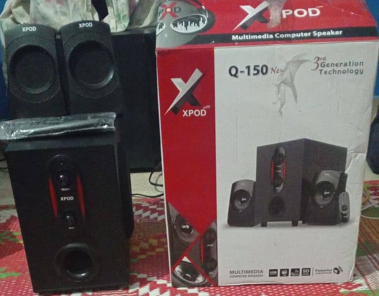 xpod speaker model number Q150  tan tan condition 1