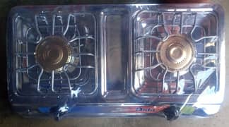 National stove 2 burner heavy Grill and large size burners