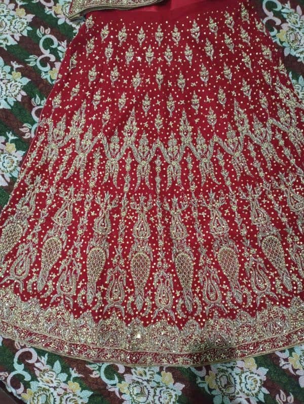 *BRIDAL LEHANGA | wedding dress | red lehanga | ready to wear* 1