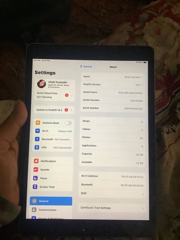 iPad 8 generation 32 GB bypass 4