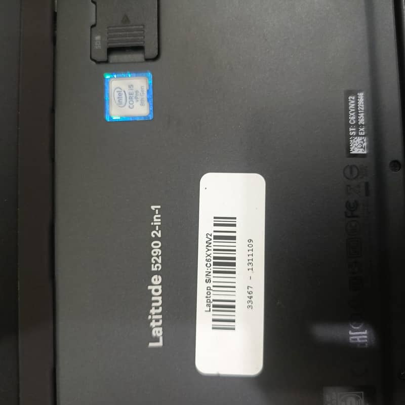 Dell Latitude 5290 2in1 Core i5 8th Gen 8GB 128GB SSD FHD IPS Touch S 9