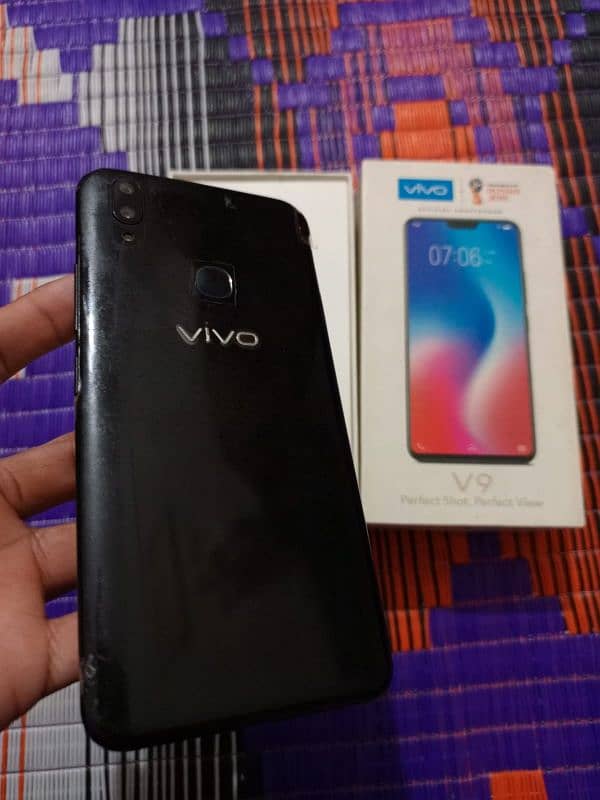 vivo v9 4gb 64gb with box read add 7