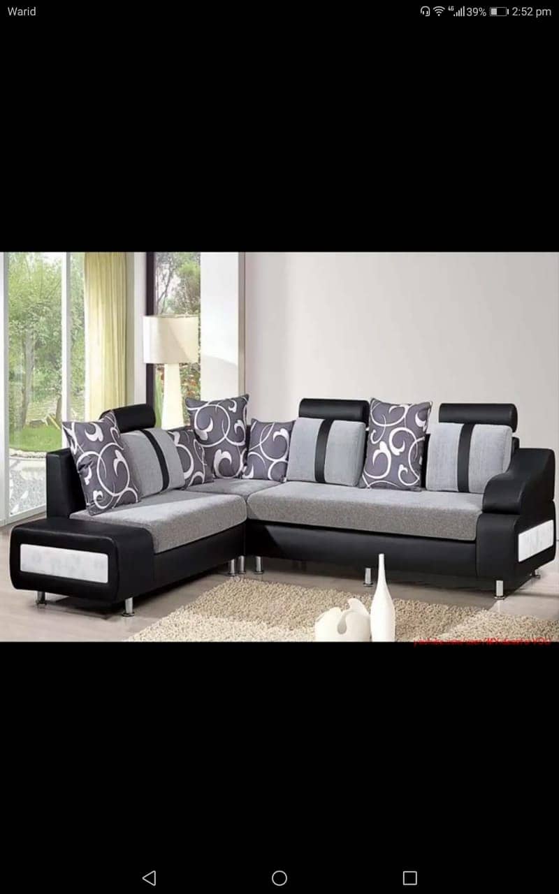 sofa set/L shape sofa/Corner sofa/furniture/dewaan/wooden sofa/chair 4