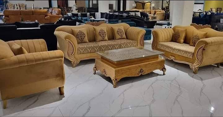 sofa set/L shape sofa/Corner sofa/furniture/dewaan/wooden sofa/chair 8