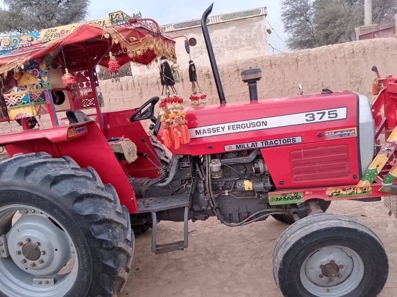 tractor for sale messy 375. model 2020. kahror pakka moza Muhammad sahi 9