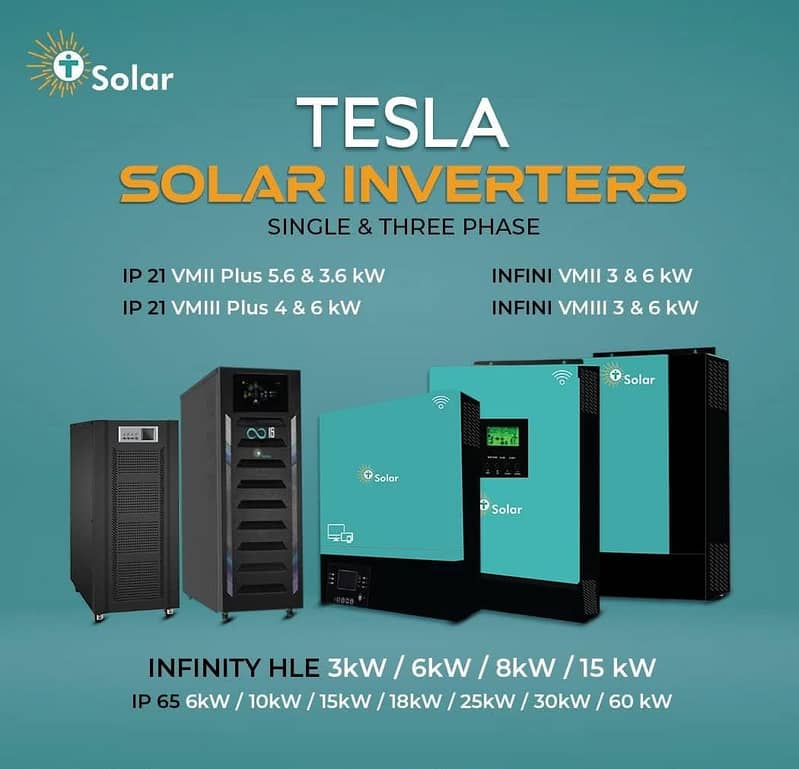 Solar Inverter |Tesla Solar Inverter / Solar IP-21 & IP-65 / Solar / 0