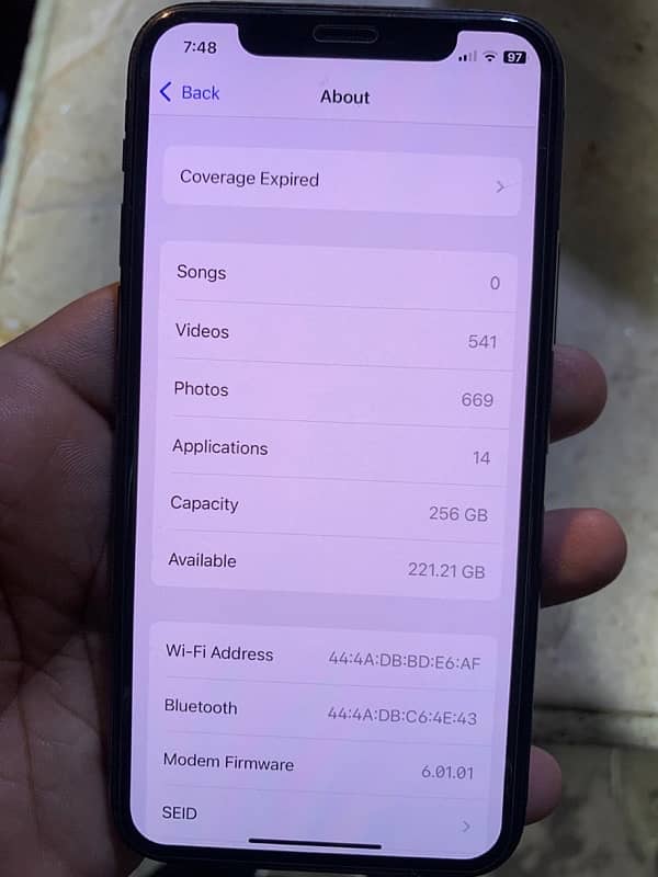 iphone 11pro dual PTA 256gb 5