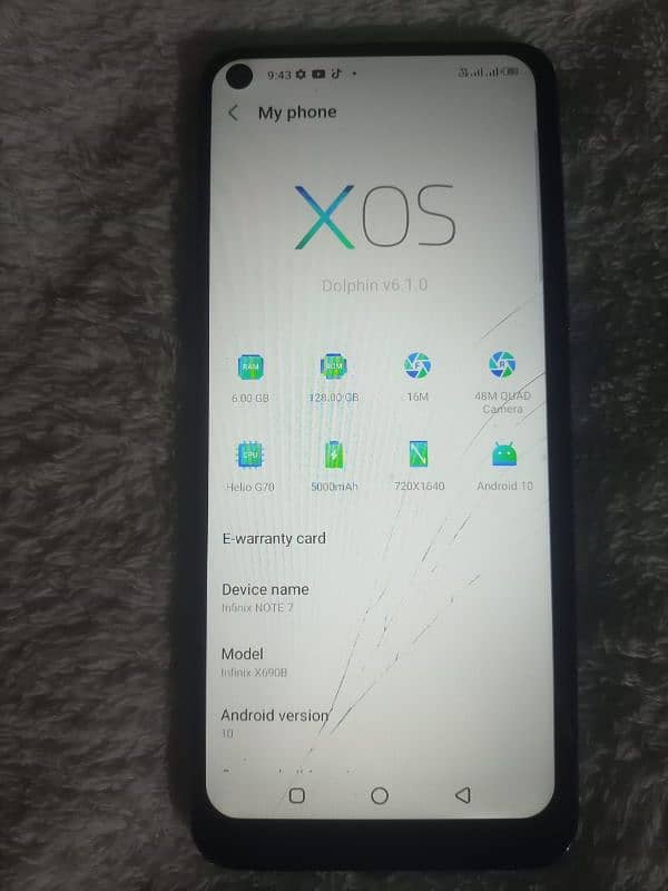 infinix Note 7 6.128 PTA proof all okay 2