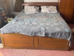 bed with built in storage capacity