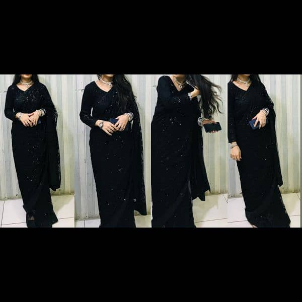 saree new Black 03232784538 0