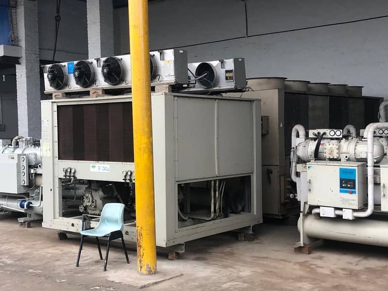 Compressor  Chiller Plants Water cool chillers Air condition units 7