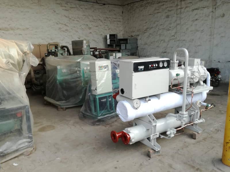 Compressor  Chiller Plants Water cool chillers Air condition units 13