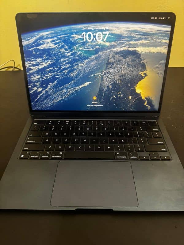 MacBook air m2 midnight 256gb with box and charger 1