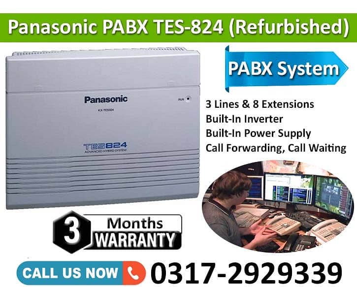 Panasonic PABX (3+8) Authorized Dealer 0