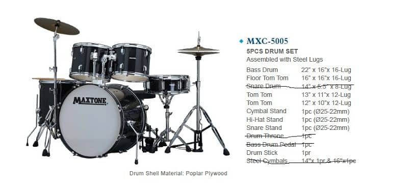 Drum Set - Maxthone Taiwan 2