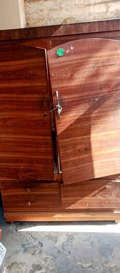 Wooden wardrobe