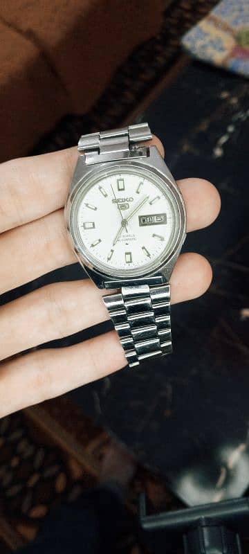 Seiko 5 automatic watch full stainless steel 2