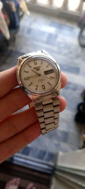 Seiko 5 automatic watch full stainless steel 5