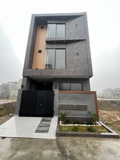 3 Marla Brand New Triple Storey Designer House For Sale, AL Hafeez Garden Phase 5 Canal Road Lahore