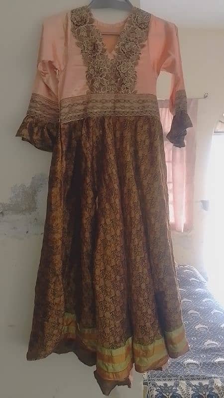 banarsi and silk frock available 2