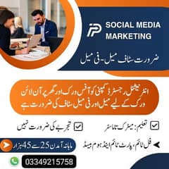 male and female staff required for home based