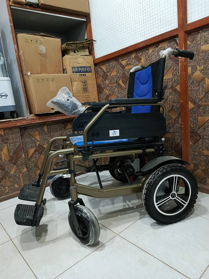 Electric wheel chair/ moterized wheel chair /patient wheel chair 7