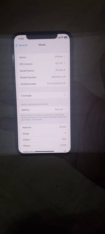 Iphone X. . 256GB…PTA approved 5