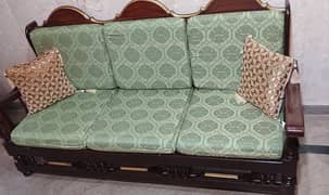 Pure Shesham Wood 5 Seater Sofa Set