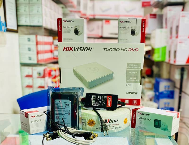 cctv Hikvision | Security Cameras Package | AR Traders Hall Road LHR 6