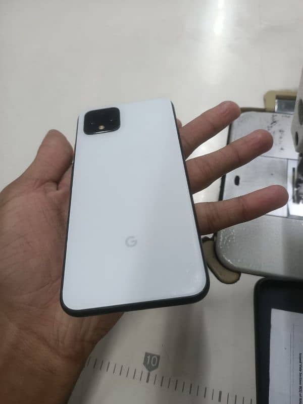 Google pixel 4 10 by 9 condition all okay exchange possible iPhone 1