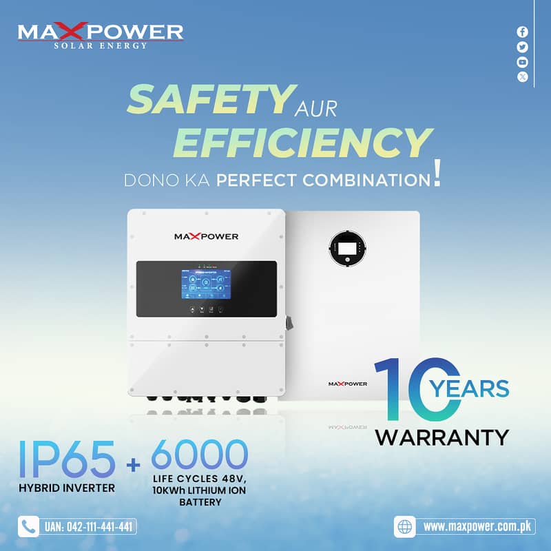 MAXPOWER INVEREX INVERTER LITHIUM BATTERIES AVAILABLE AT LOWEST PRIC 0