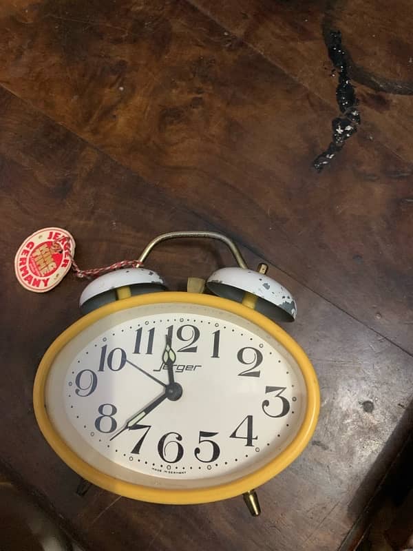 VINTAGE Alarms clock made in GERMANY 1