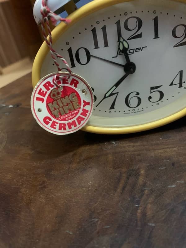 VINTAGE Alarms clock made in GERMANY 4