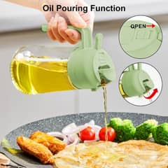 2in1 Kitchen Oil Spray Bottle And Dispenser