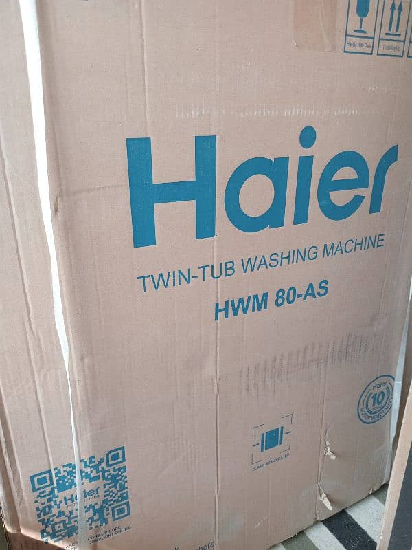 Haier Twin tub washing machine 80 -AS 0